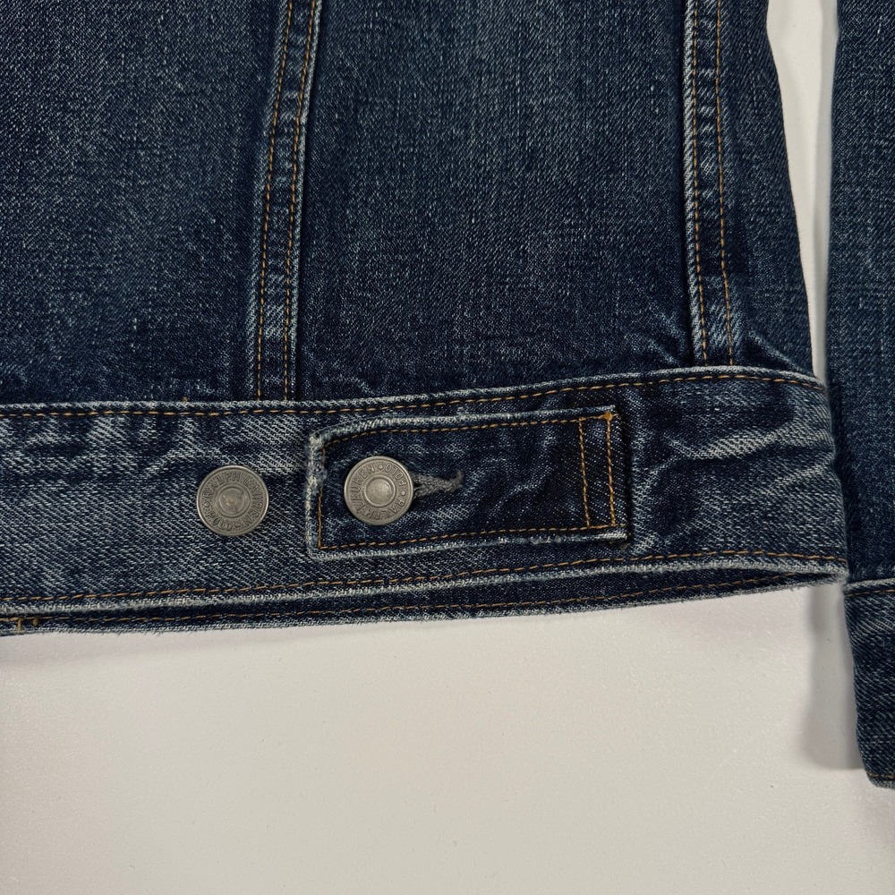 Polo Ralph Lauren Denim Core Jacket Mens Small Blue Button Front Trucker - Picture 6 of 16